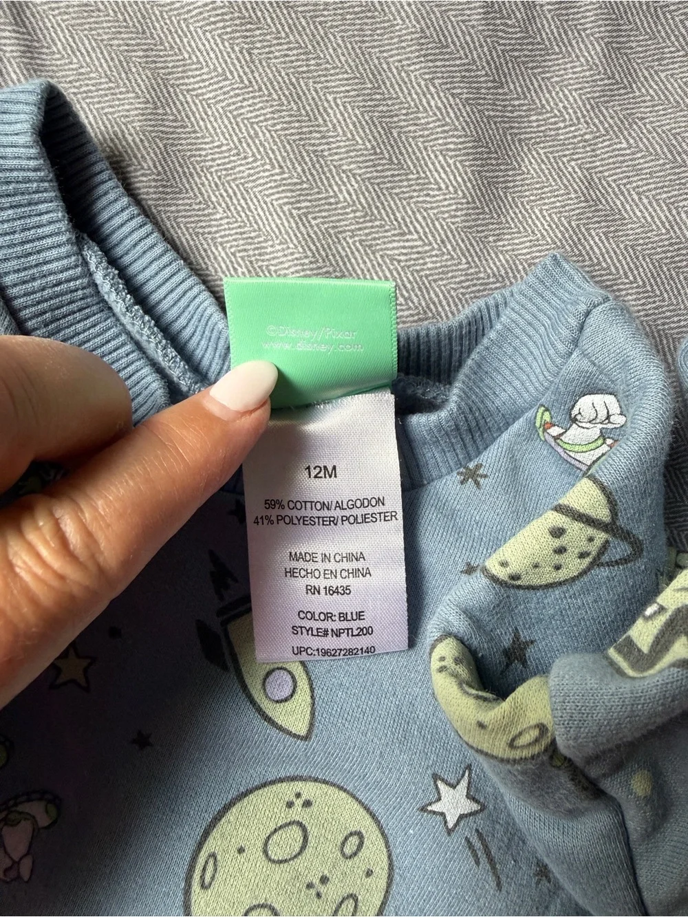 Disney Baby Toy Story Buzz Lightyear print Sweat Set